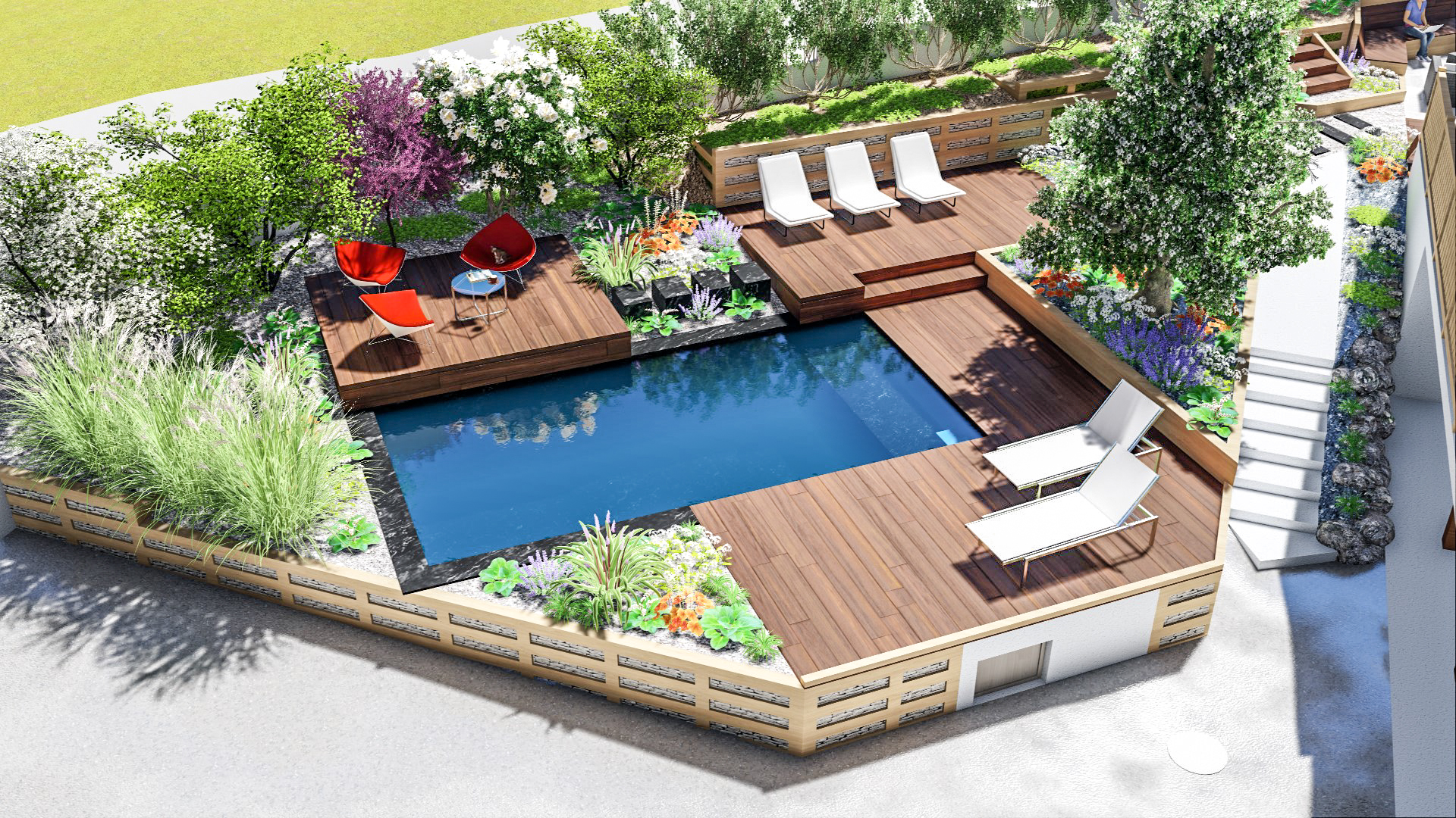 Piscine sur mesure Annecy - Atelier OLEA
