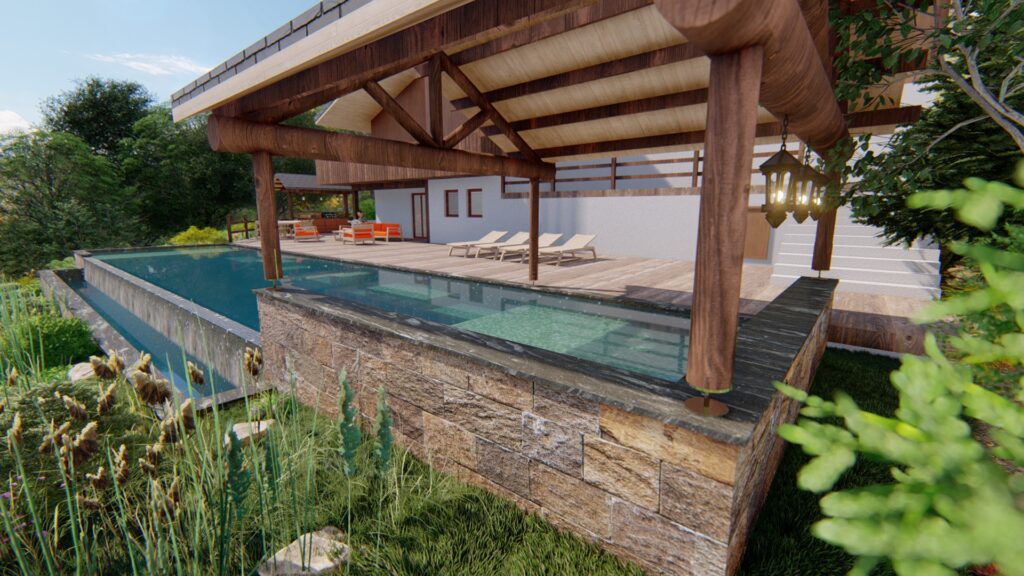 Piscine sur mesure Aix-les-Bains - Atelier OLEA