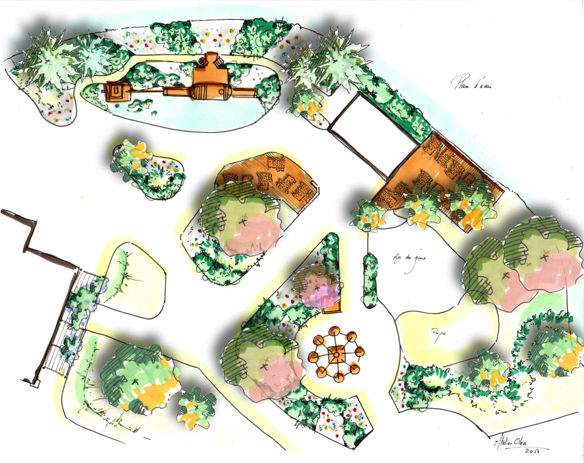 Aménagement extérieur Aix-les-Bains - Atelier OLEA