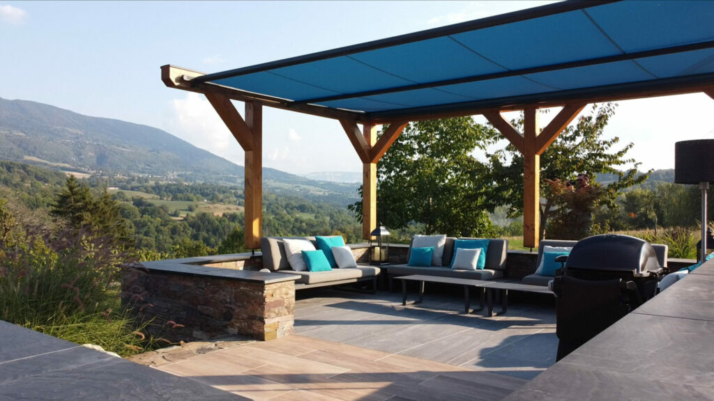 Aménagement jardin extérieur Chambéry - Atelier OLEA