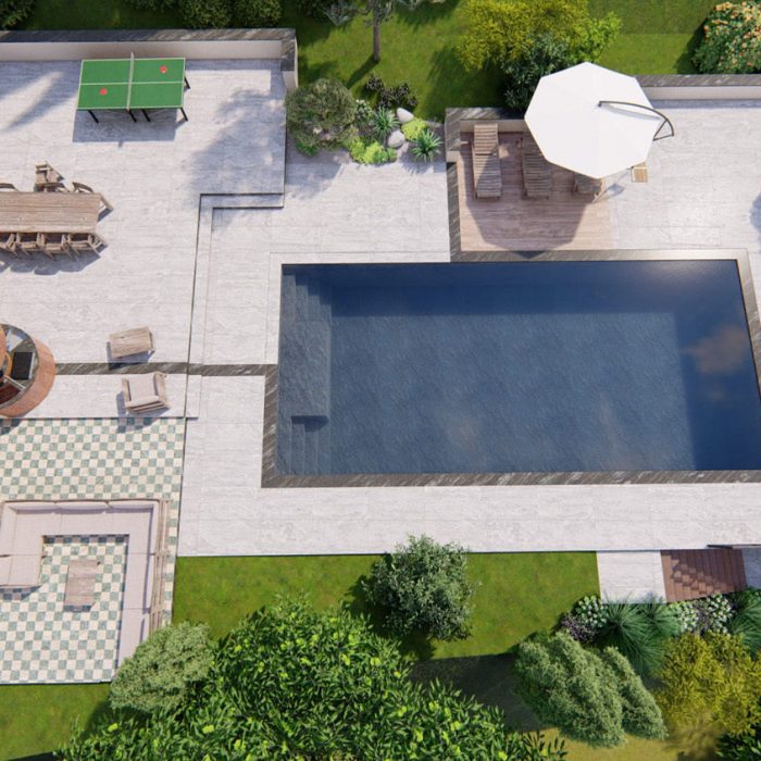 Piscine miroir conception Savoie